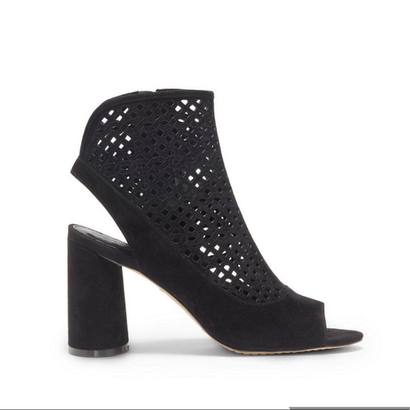 Vince Camuto Shoes - Vince Camuto Getty Laser Perforated Suede Bootie